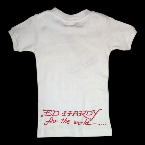 Ed Hardy Kids Pajamas Size 3/4 Hollywood Edition Skull Dagger NWT - Picture 4 of 9